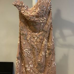 Gorgeous painted Couture Dress-  One of a kind
